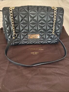 Kate Spade Black Leather Shoulder Bag